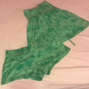 Green Duck Head Pajama Set